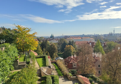 Slunečný den v zahradách