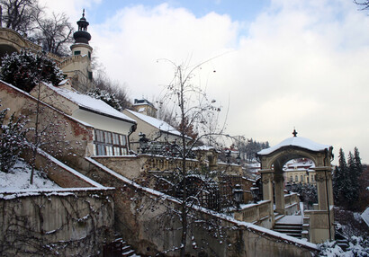 Kolovratská a Malá Fürstenberská zahrada